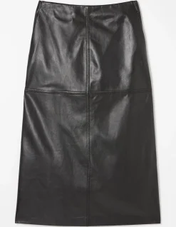 FatFace Anya Leather Midi Skirt|Women View All