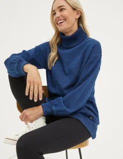 FatFace Arabella Roll Neck Tunic|Women Sweatshirts & Hoodies