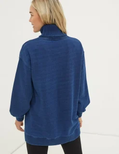 FatFace Arabella Roll Neck Tunic|Women Sweatshirts & Hoodies