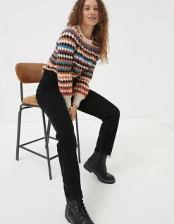 FatFace Arden Boyfriend Trousers|Women Trousers & Leggings