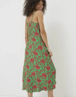 FatFace Ariel Bali Blooms Midi Dress|Women Dresses