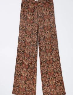 FatFace Art Floral Satin Printed Trousers|Women View All