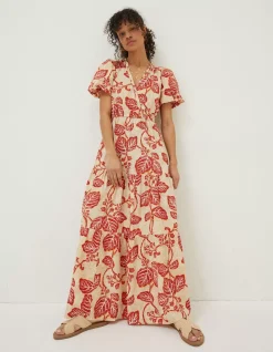 FatFace Aubrey Vine Floral Maxi Dress|Women Dresses