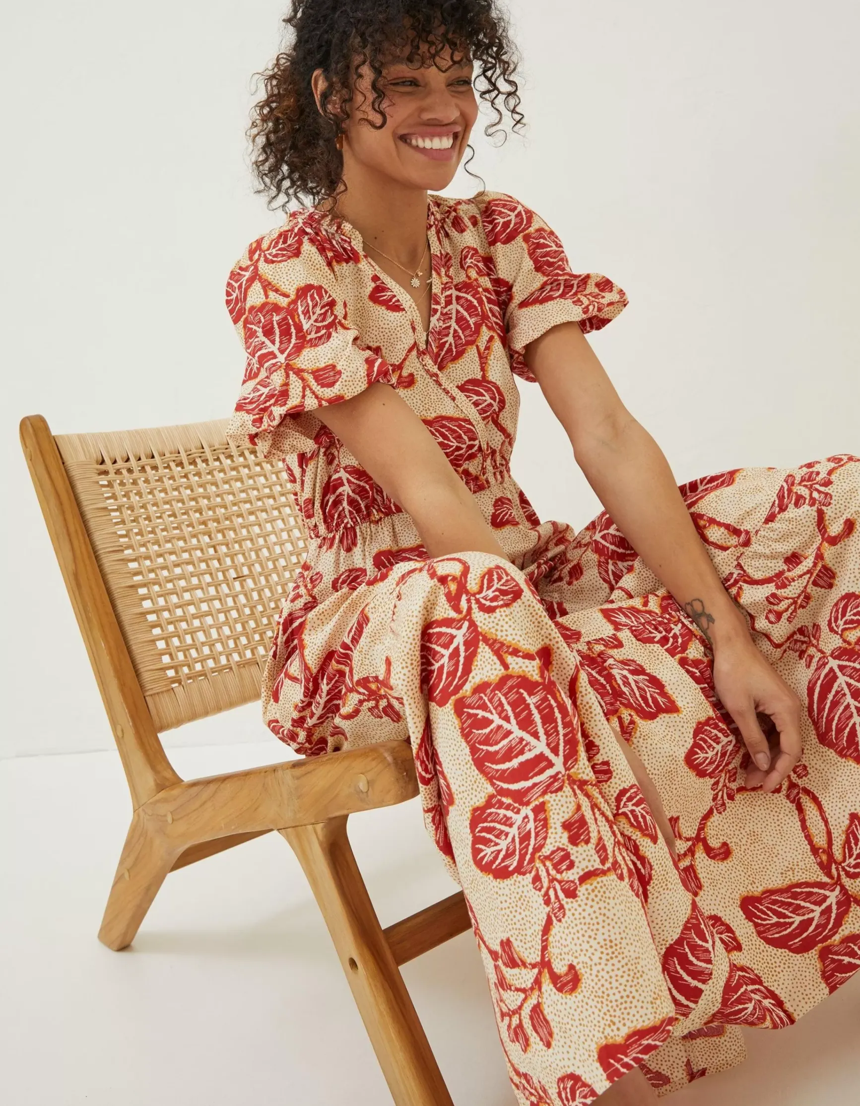 FatFace Aubrey Vine Floral Maxi Dress|Women Dresses