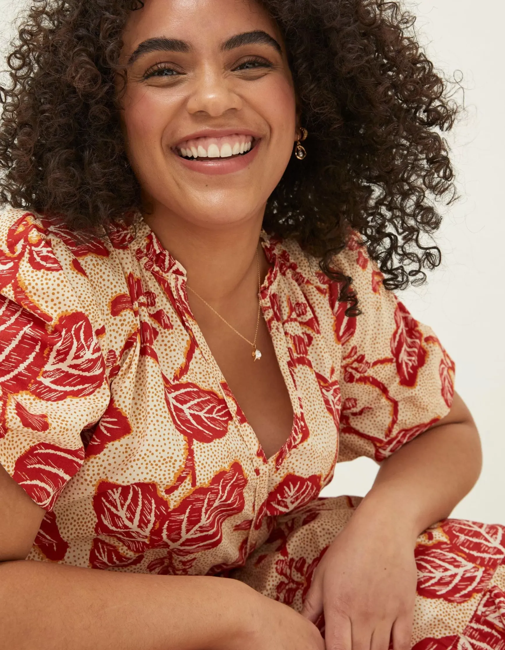 FatFace Aubrey Vine Floral Maxi Dress|Women Dresses