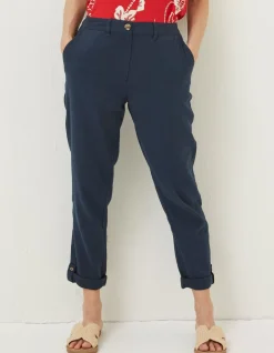FatFace Austell Linen Blend Jogger|Women Trousers & Leggings