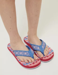 FatFace Aztec Flip Flops|Girls View All