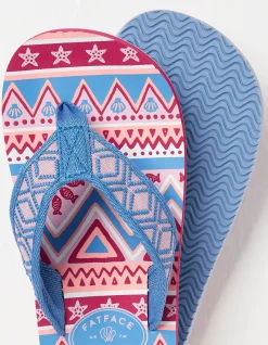 FatFace Aztec Flip Flops|Girls View All