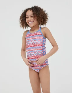 FatFace Aztec Tankini|Girls View All