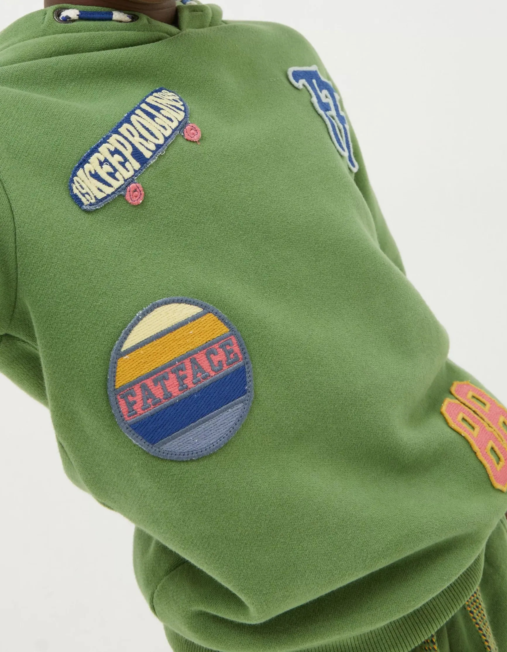 FatFace Badge Popover Hoodie|Boys View All