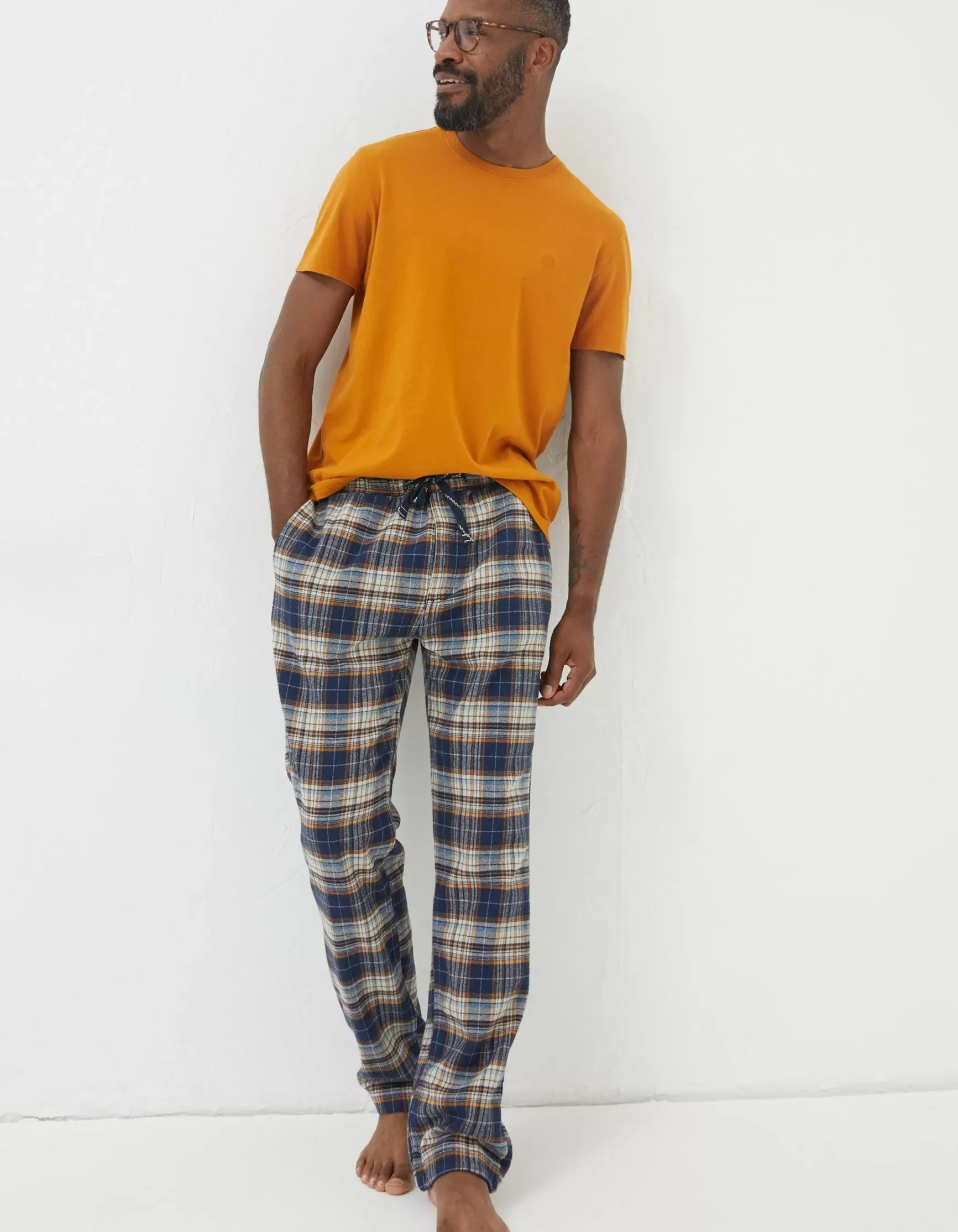 FatFace Bainbridge Checked Pyjama Bottoms|Men View All