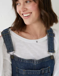 FatFace Banbury Straight Leg Denim Dungarees|Women Jumpsuits & Playsuits