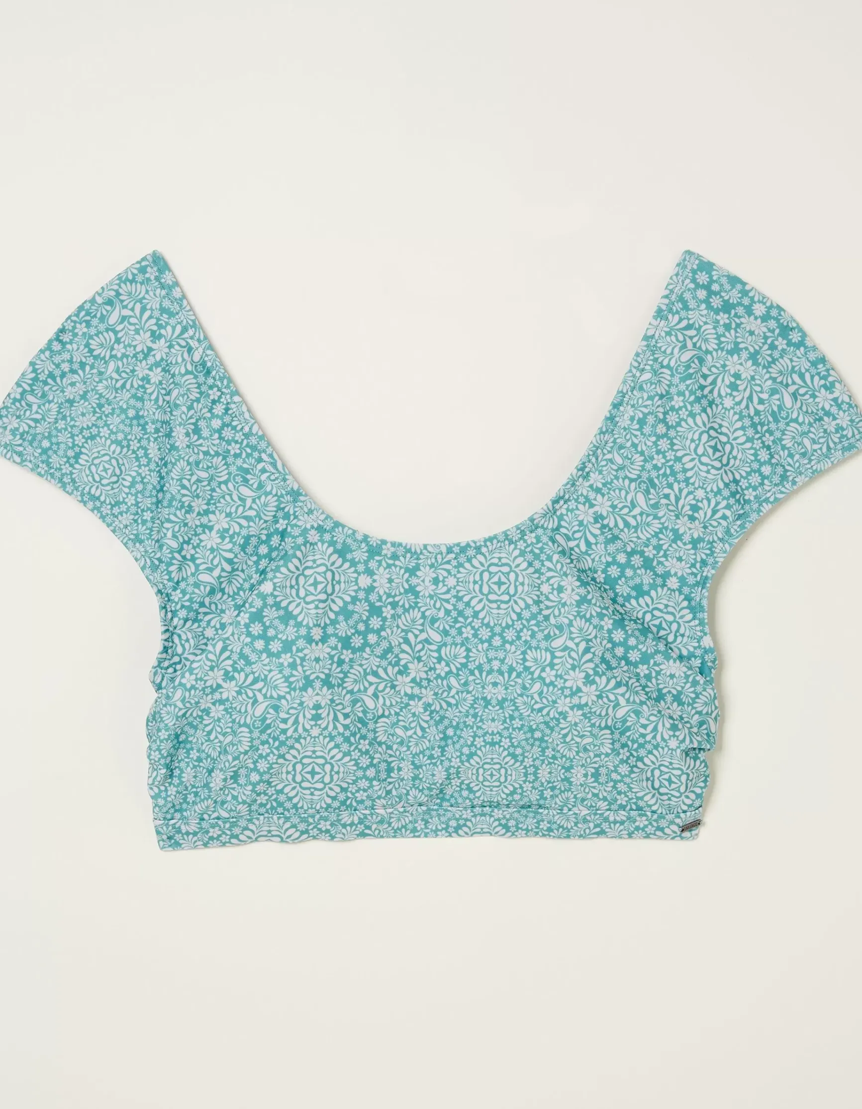 FatFace Bandana Cap Sleeve Bikini Top|Women Beachwear & Swimwear