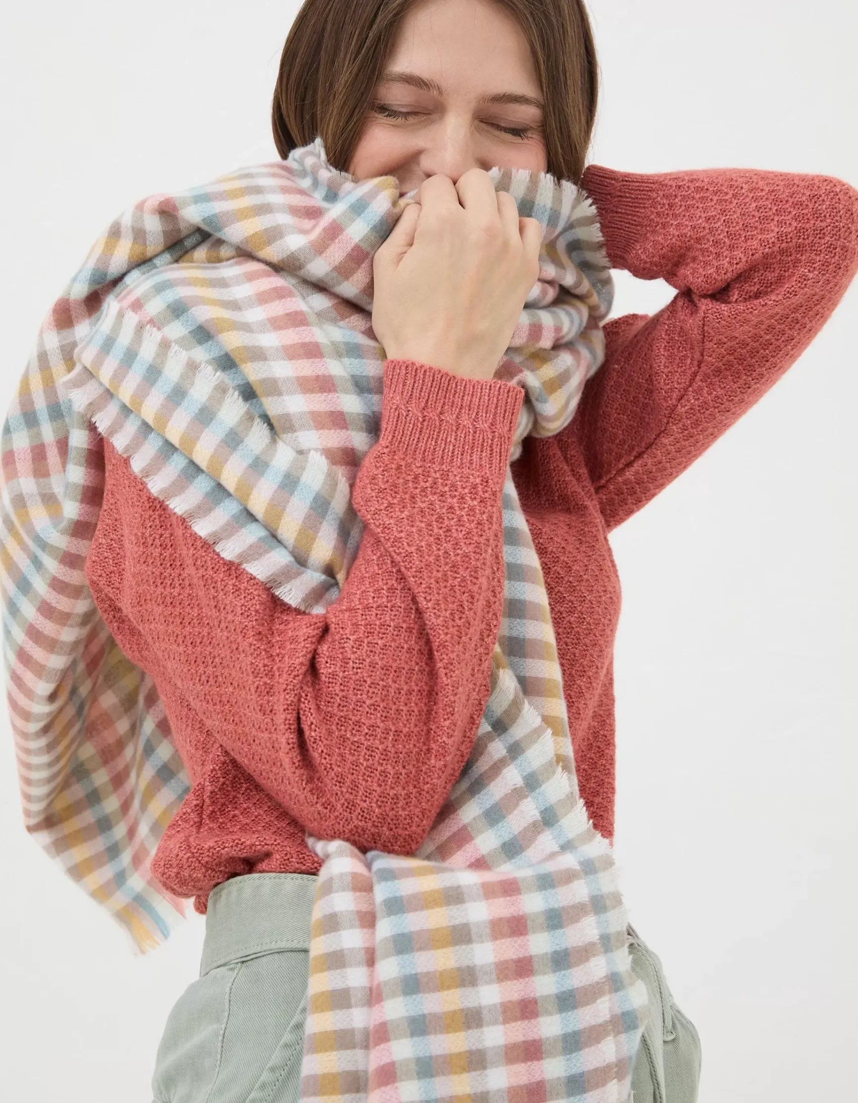 FatFace Bea Gingham Scarf|Women View All