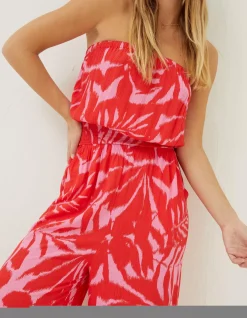 FatFace Beach Wear Bennie Ikat Jumpsuit|Women Jumpsuits & Playsuits