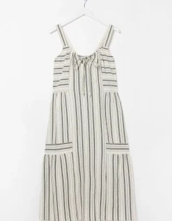 FatFace Beach Wear Tulum Stripe Midi Dress|Women Dresses