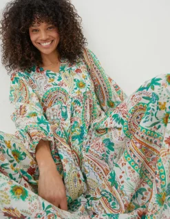 FatFace Beachwear Jocelyn Paisley Midi Dress|Women Dresses