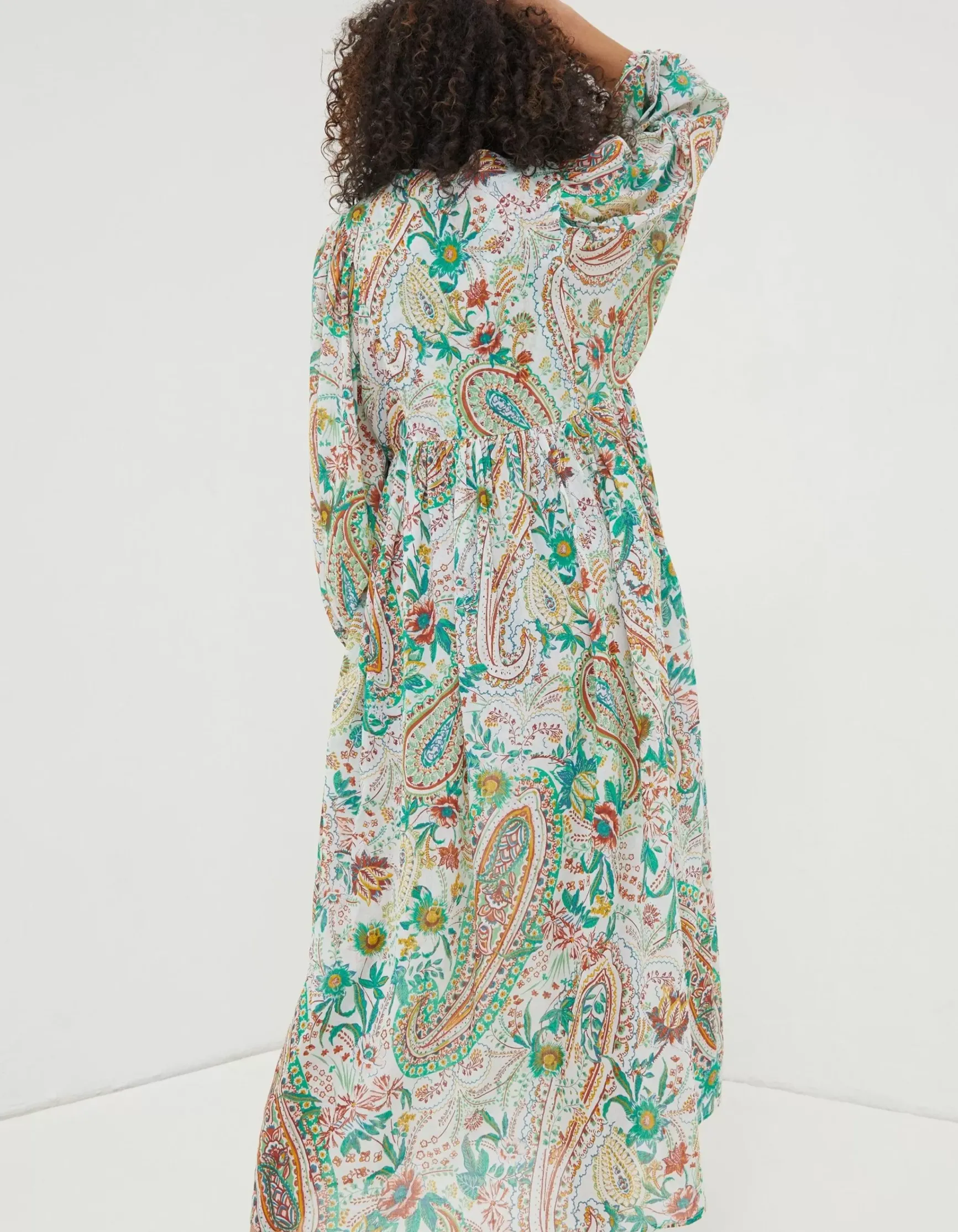 FatFace Beachwear Jocelyn Paisley Midi Dress|Women Dresses