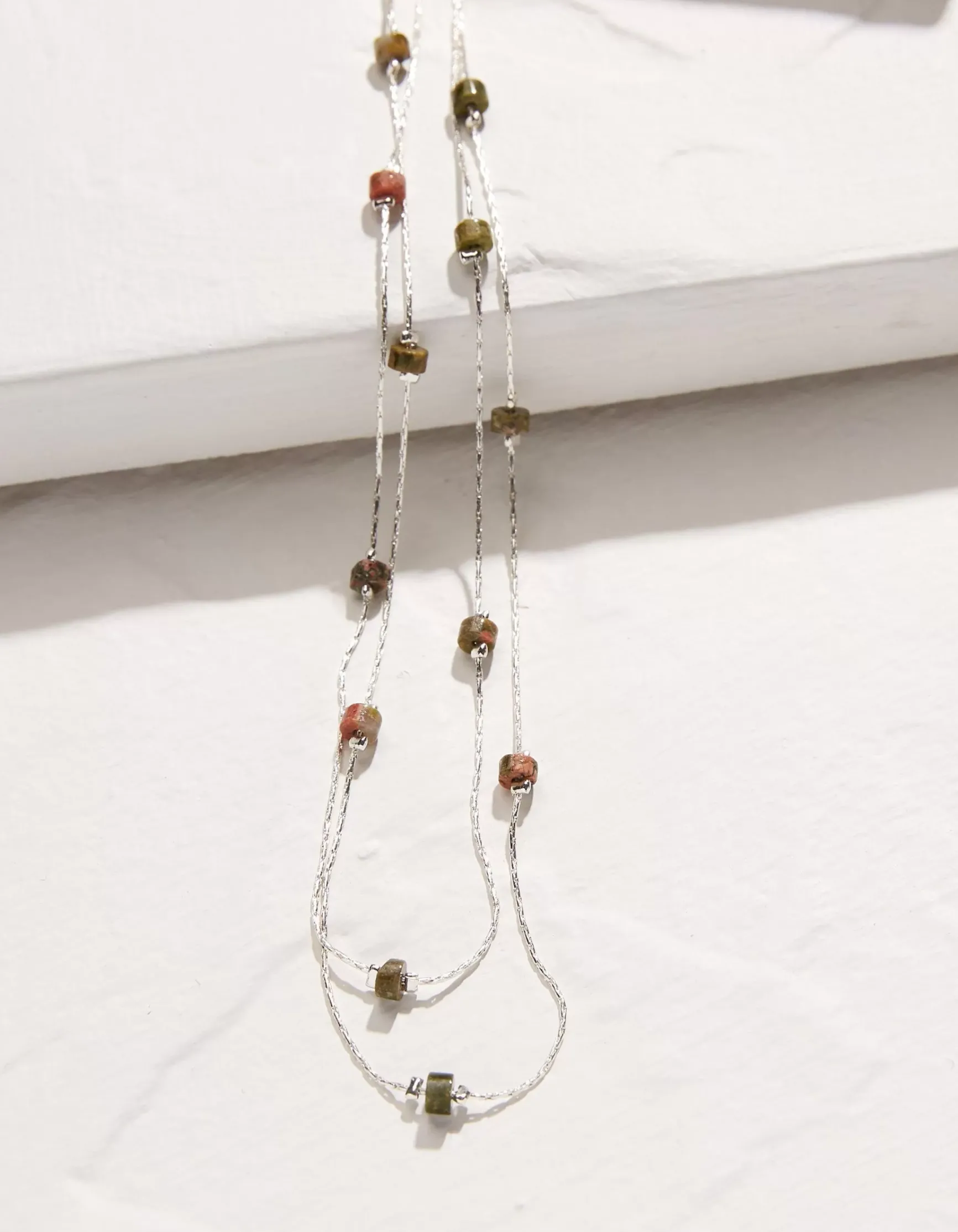 FatFace Bead Layered Necklace|Women View All