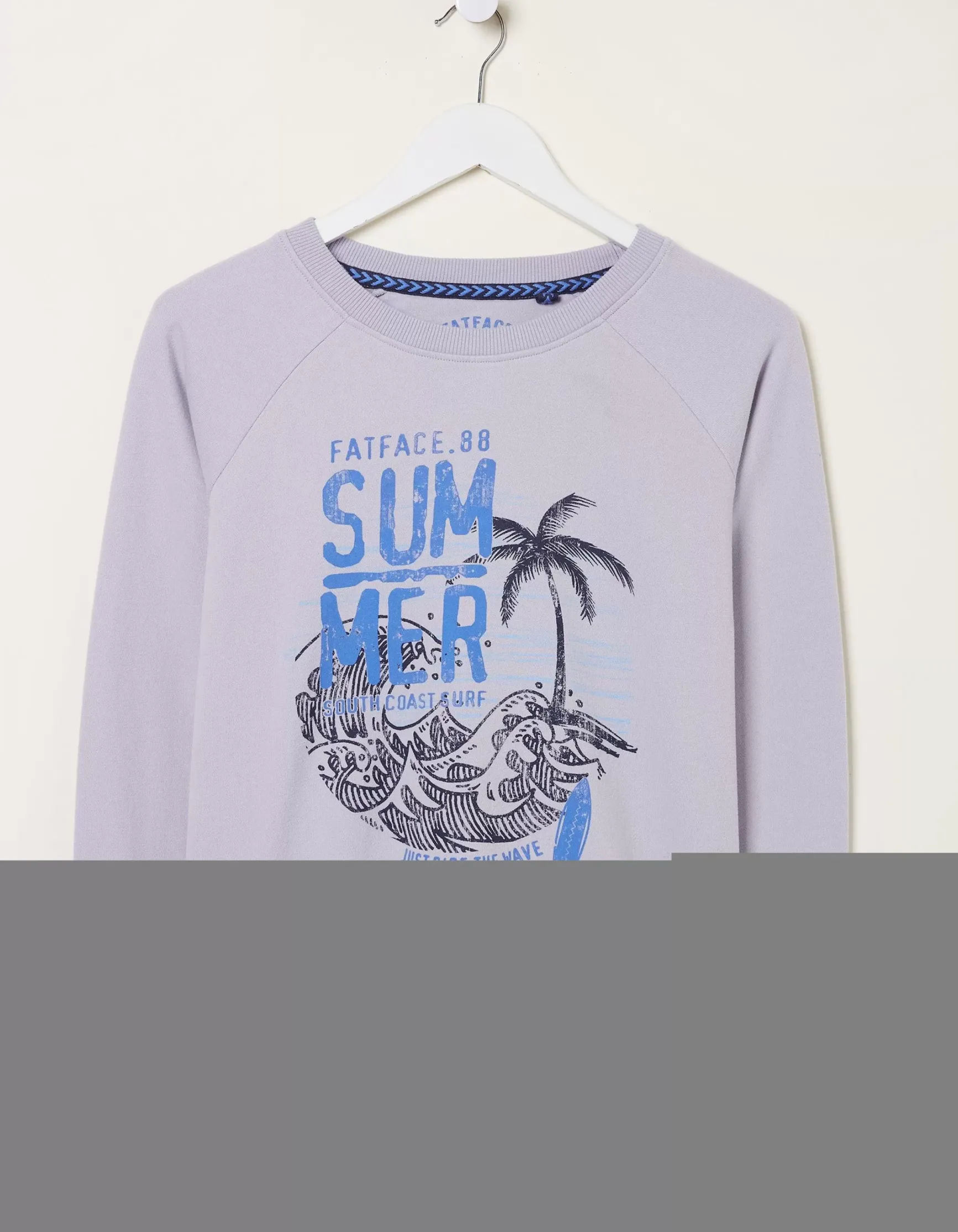 FatFace Becky Summer Graphic Crew Sweatshirt|Women Sweatshirts & Hoodies