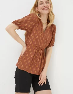 FatFace Bella Woodblock Blouse|Women Shirts & Blouses