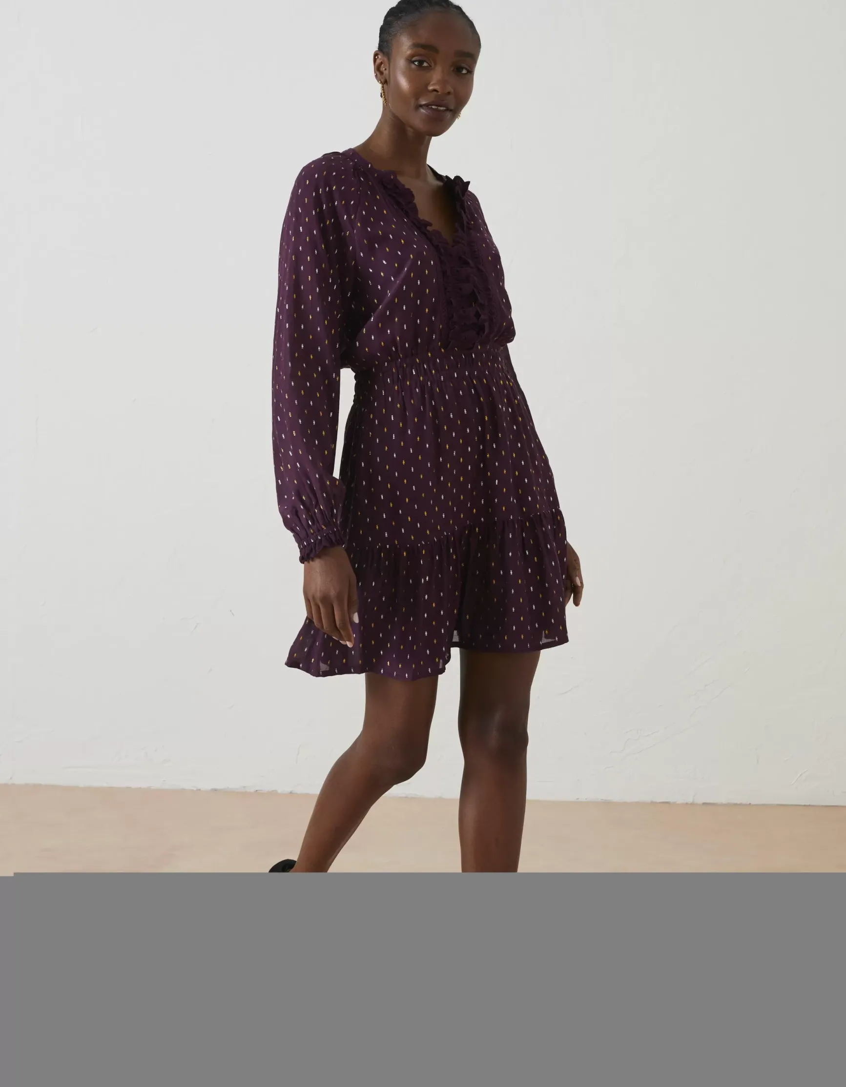 FatFace Belle Metallic Dress|Women View All