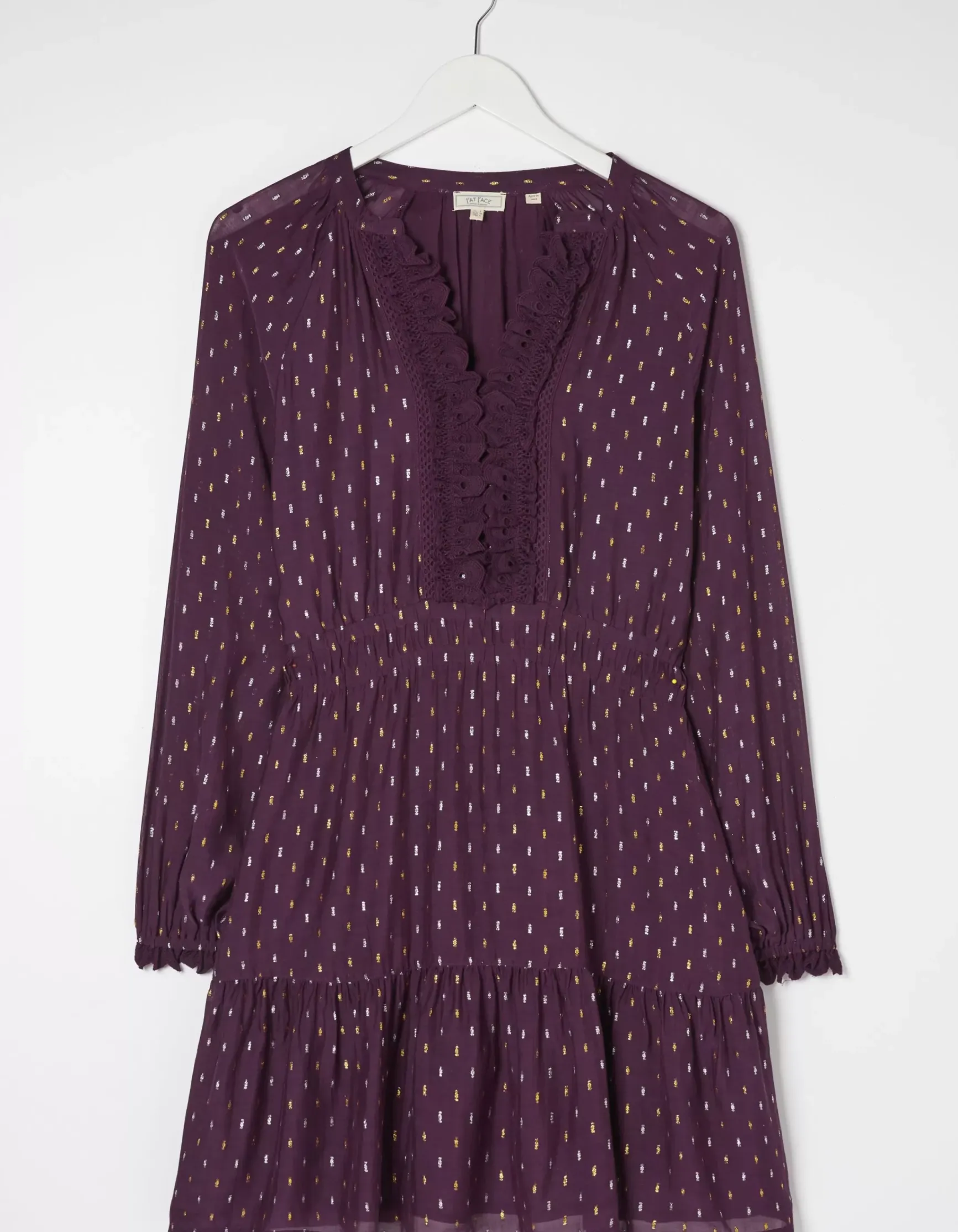 FatFace Belle Metallic Dress|Women View All