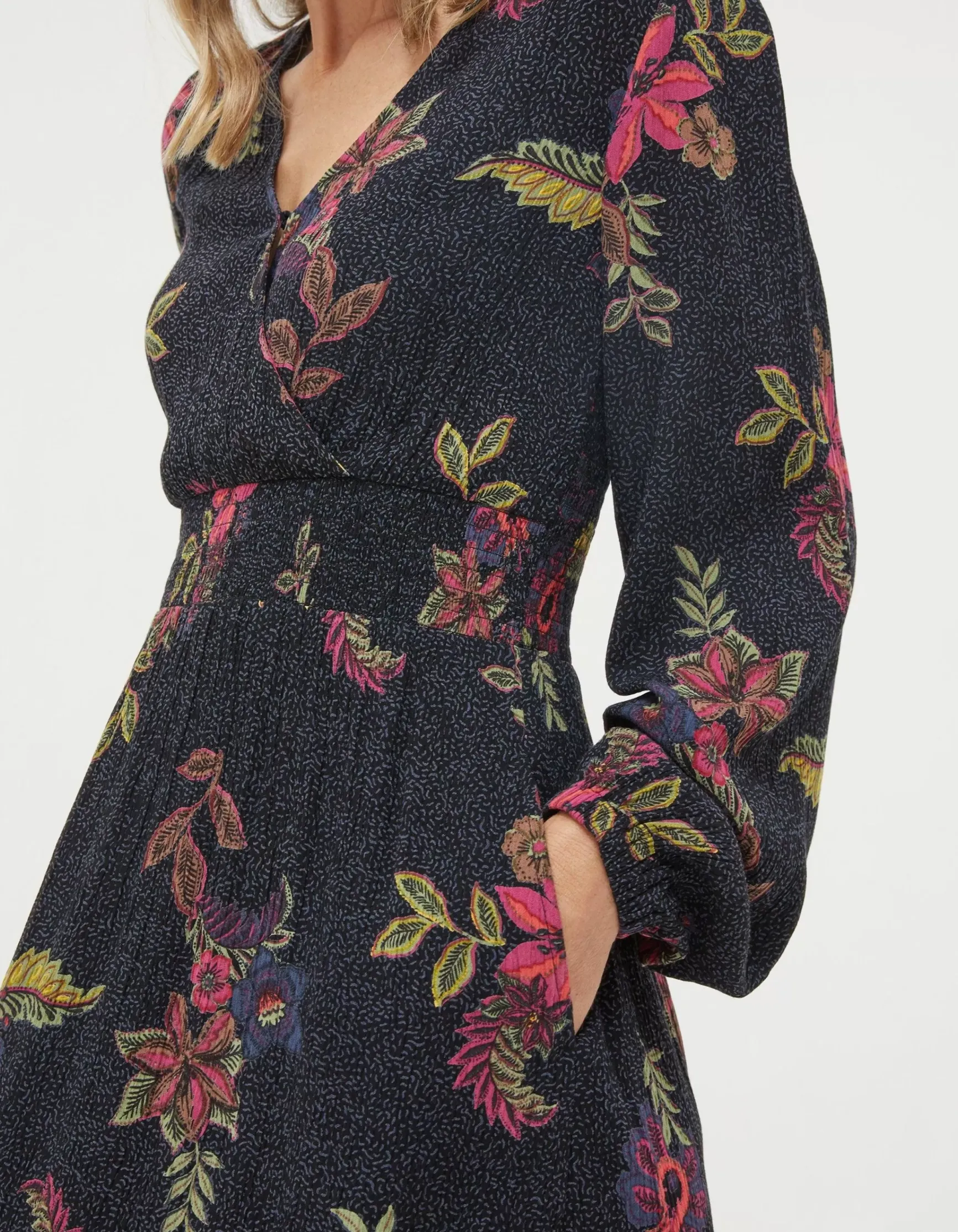 FatFace Bennie Floral Midi Dress|Women View All