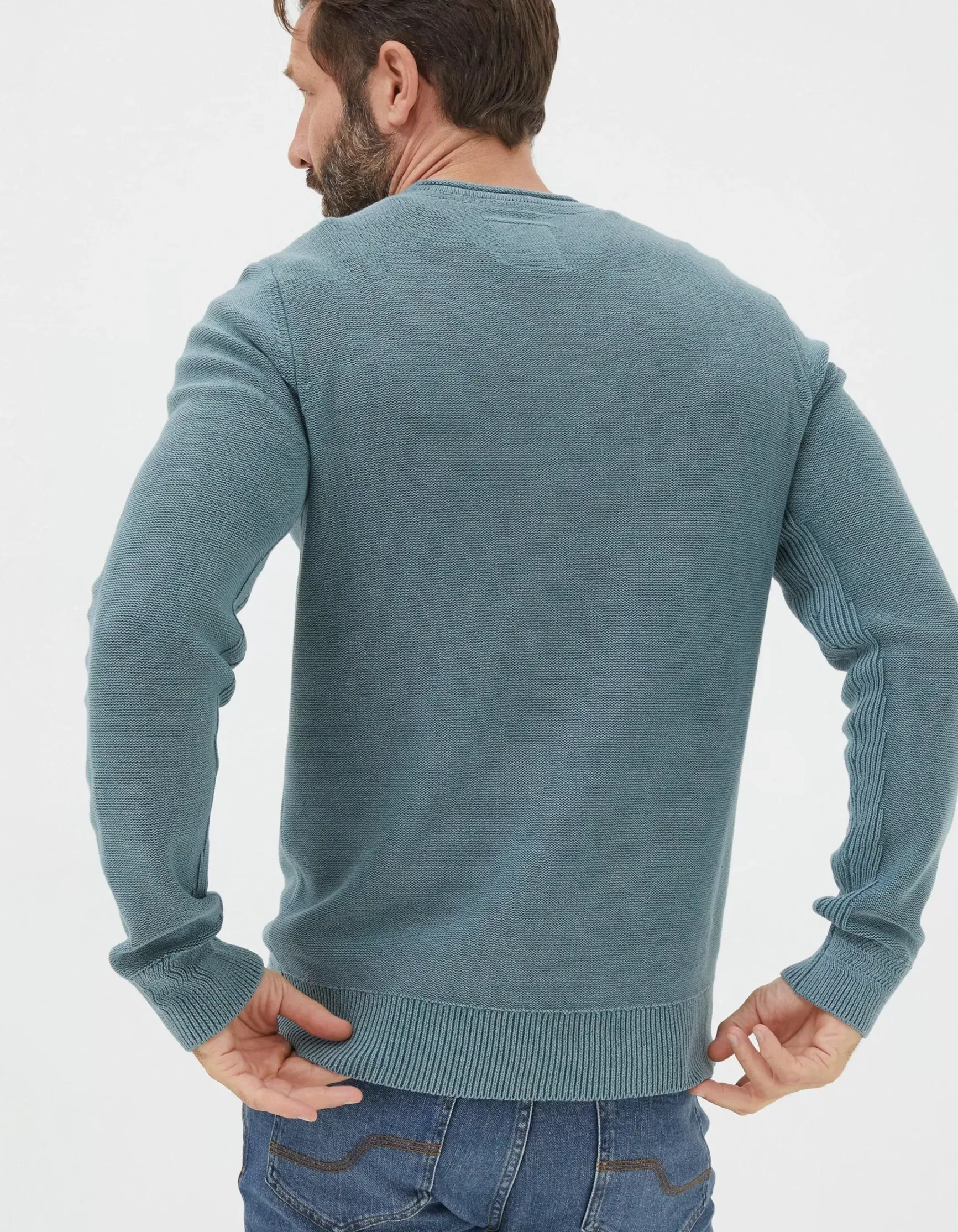 FatFace Berwick Washed Crew Jumper|Men View All