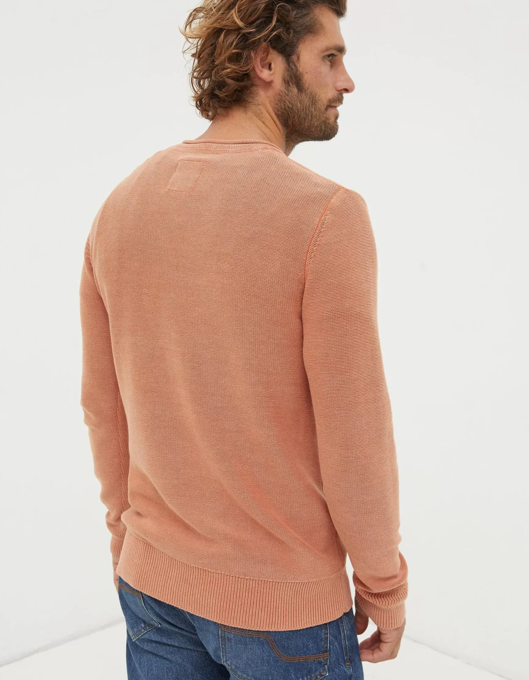 FatFace Berwick Washed Crew Jumper|Men View All