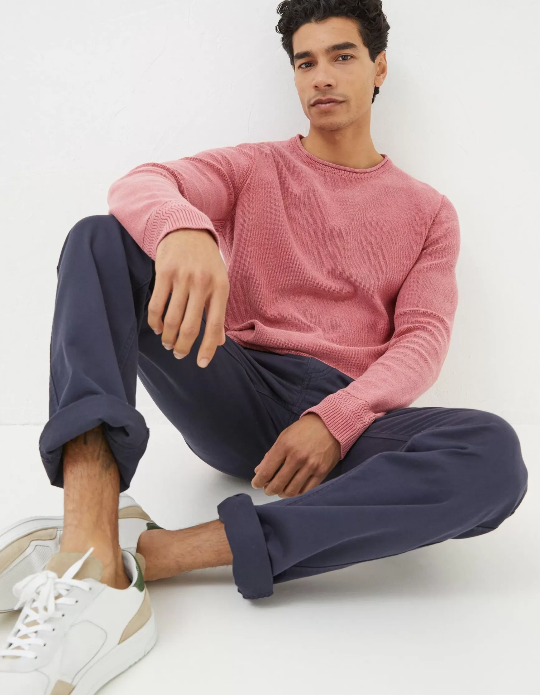 FatFace Berwick Washed Crew Jumper|Men View All