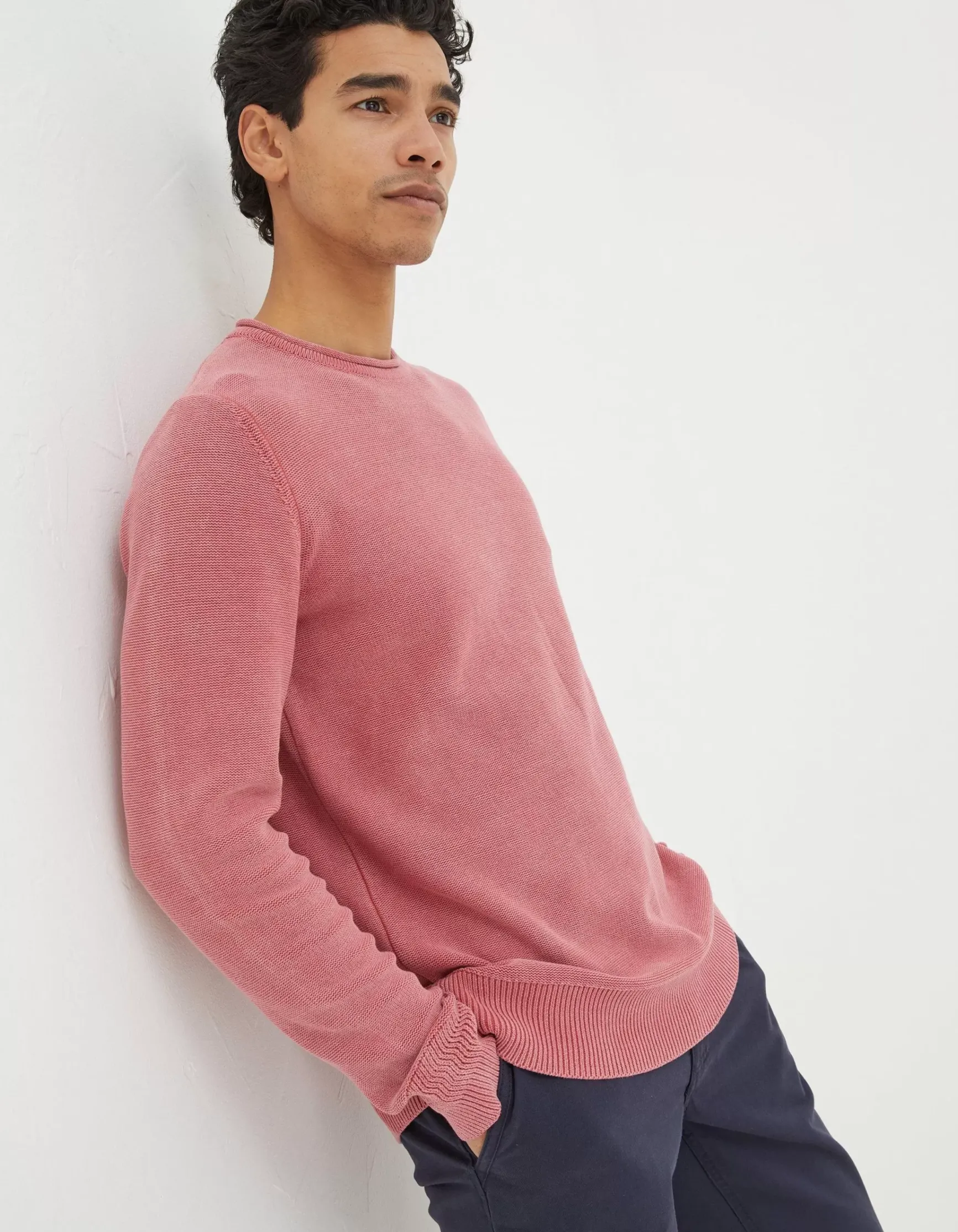 FatFace Berwick Washed Crew Jumper|Men View All