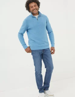 FatFace Berwick Washed Half Neck|Men View All