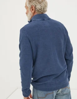 FatFace Berwick Washed Half Neck|Men Knitwear