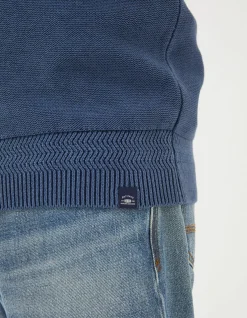 FatFace Berwick Washed Half Neck|Men Knitwear