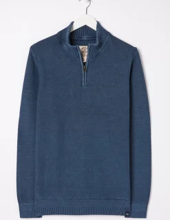 FatFace Berwick Washed Half Neck|Men Knitwear