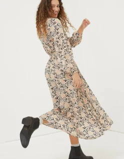 FatFace Beth Damask Floral Maxi Dress|Women Dresses