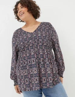 FatFace Beth Ikat Geo Tunic|Women View All