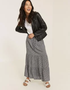 FatFace Bethany Biker Leather Jacket|Women Coats & Jackets