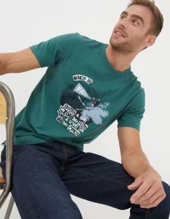 FatFace Better A Bad Day Ski T Shirt|Men View All
