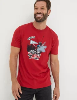 FatFace Better A Bad Day Ski T-Shirt|Men T-Shirts
