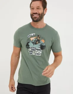 FatFace Better A Bad Day Trail T Shirt|Men View All