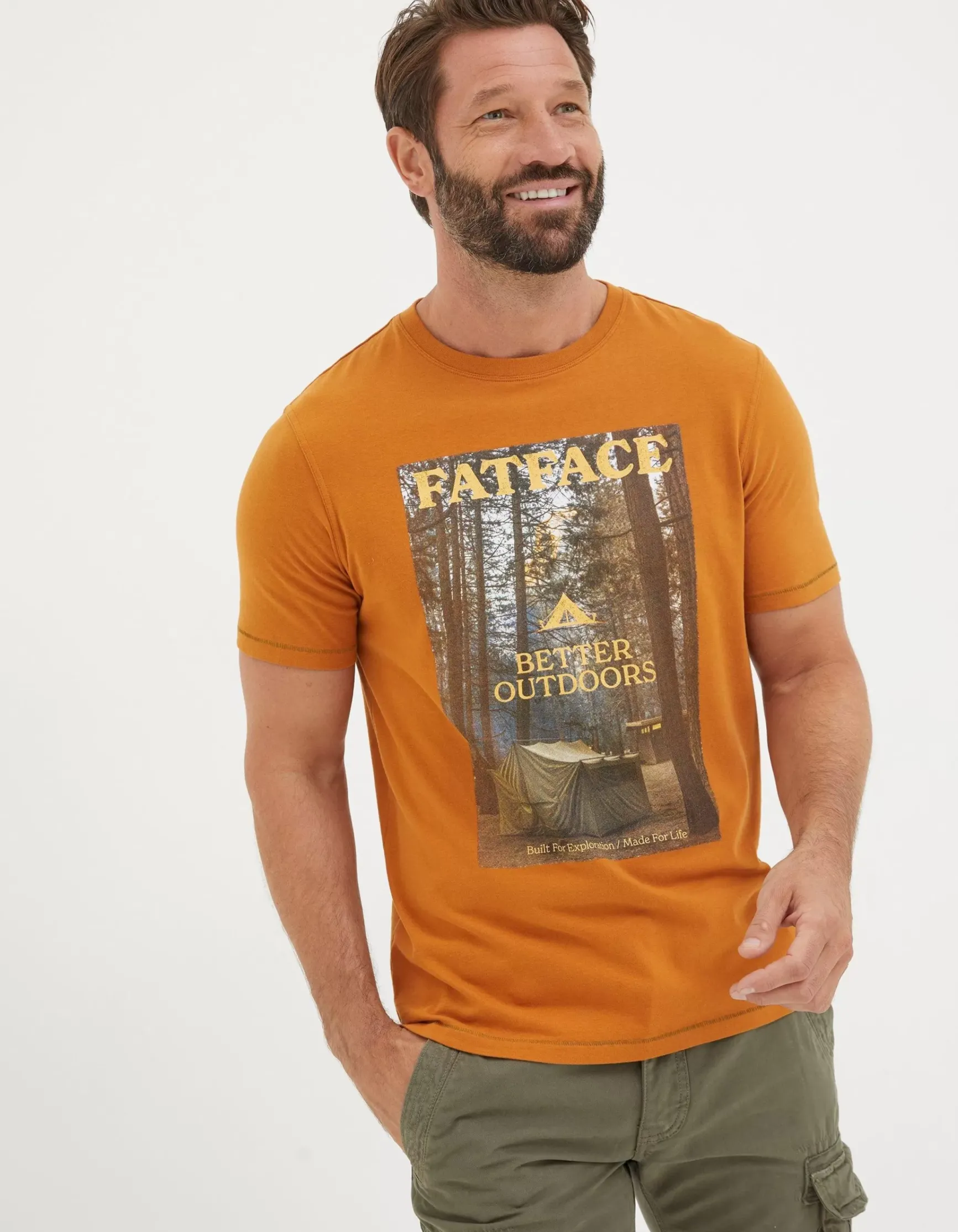 FatFace Better Outdoors Graphic T Shirt|Men View All