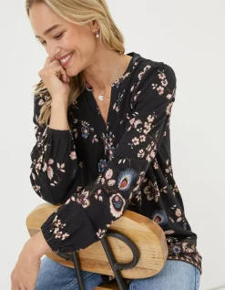 FatFace Betty Fall Floral Tunic|Women Tops & T-Shirts