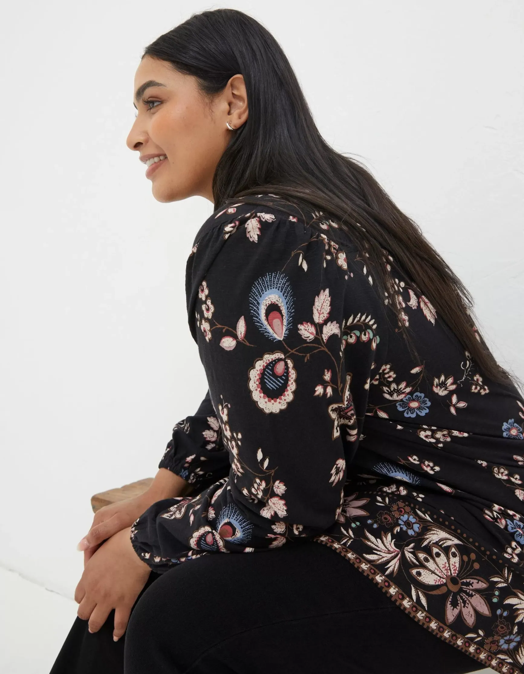 FatFace Betty Fall Floral Tunic|Women Tops & T-Shirts
