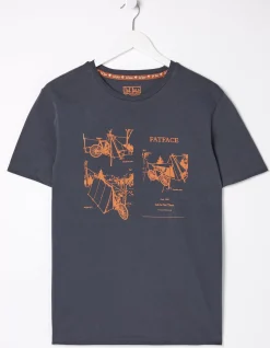 FatFace Bike In Tents T-Shirt|Men T-Shirts