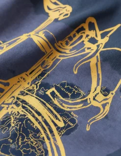 FatFace Bike Map T-Shirt|Men T-Shirts
