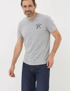 FatFace Bike Pedal T-Shirt|Men T-Shirts