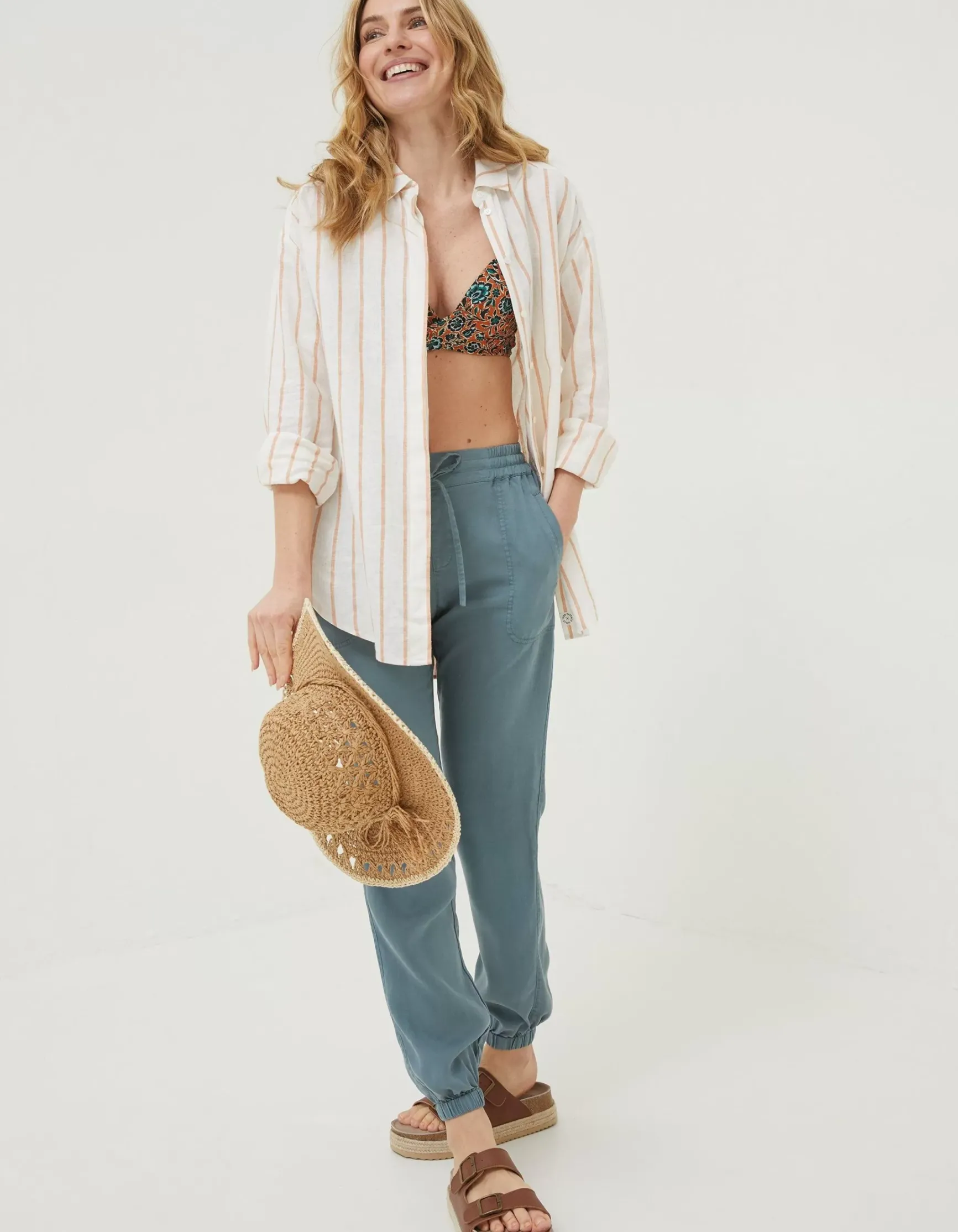 FatFace Billie Linen Blend Shirt|Women Shirts & Blouses