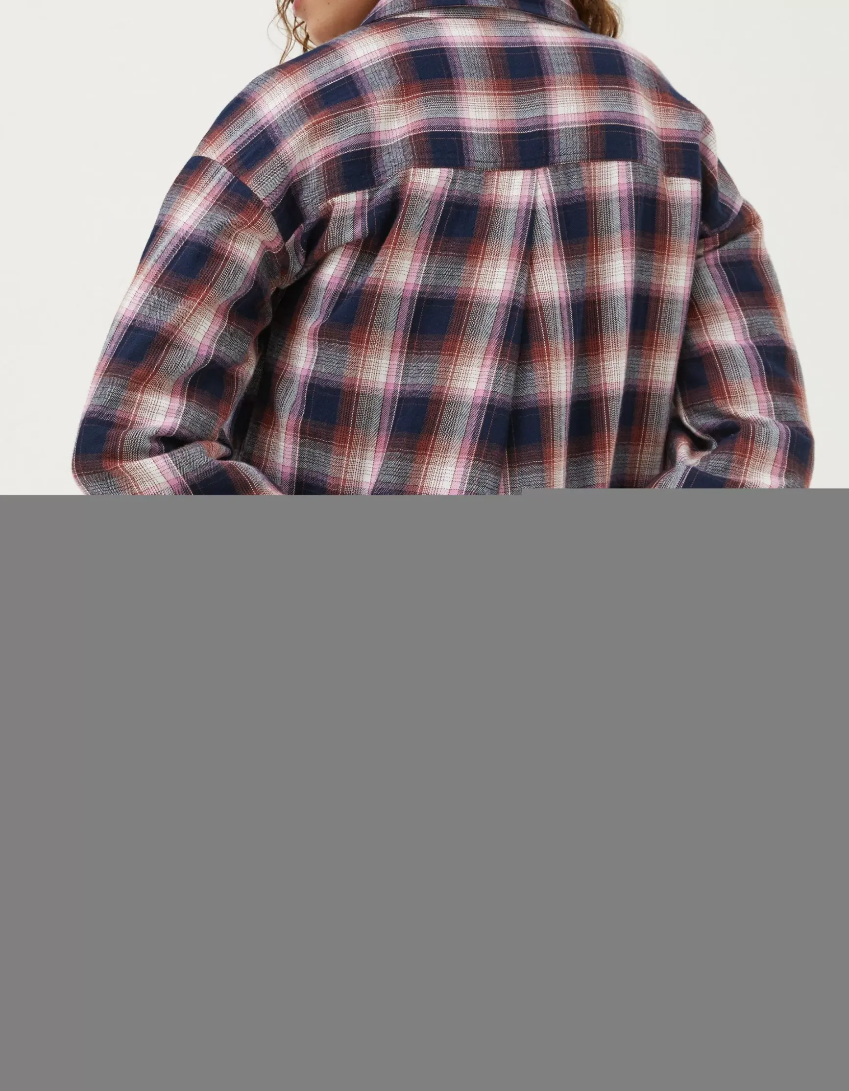 FatFace Billie Longline Check Shirt|Women Shirts & Blouses